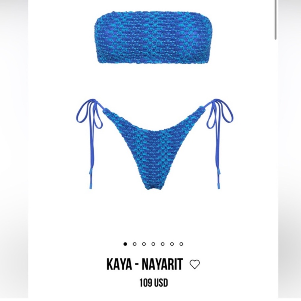 🚨SOLD🚨TRIANGL KAYA NAYARIT BLUE BIKINI